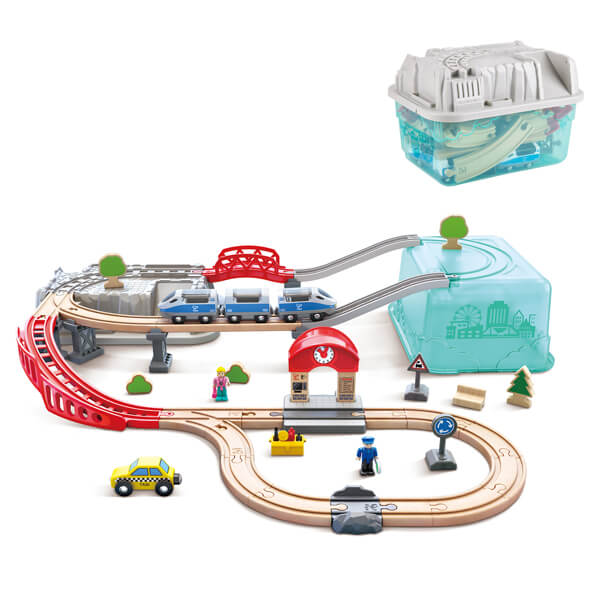 Construcciones Y Puzzles Toynamics Juego De Bloques De Construccion Tren Ur multicolor para niños