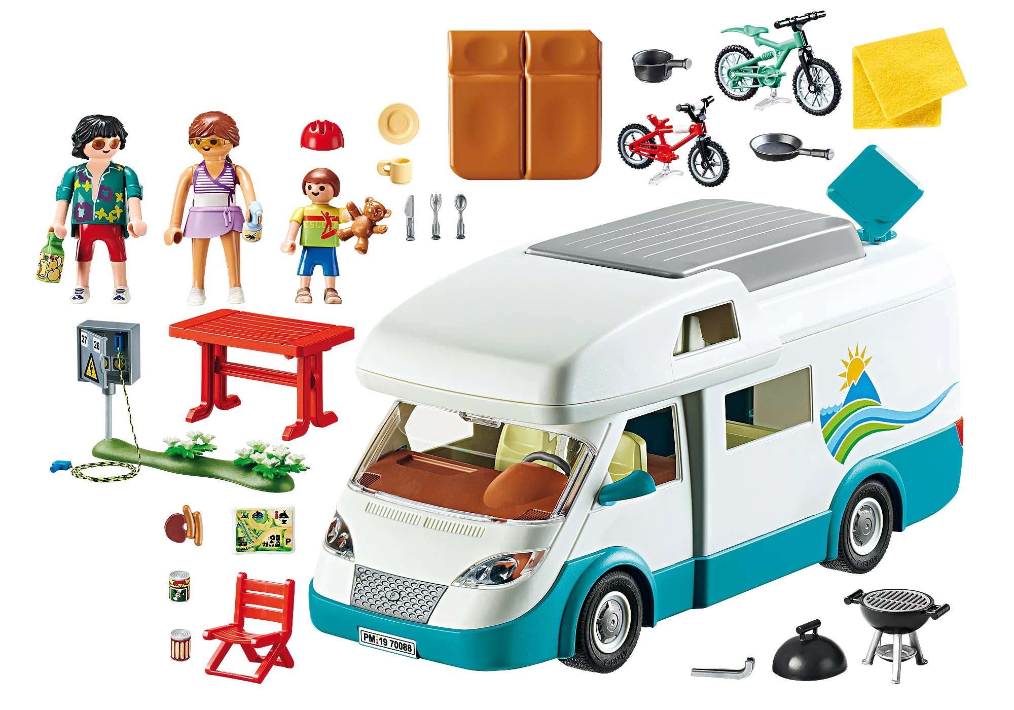 Figuras Y Minimundos Playmobil Caravana De Verano multicolor para niños