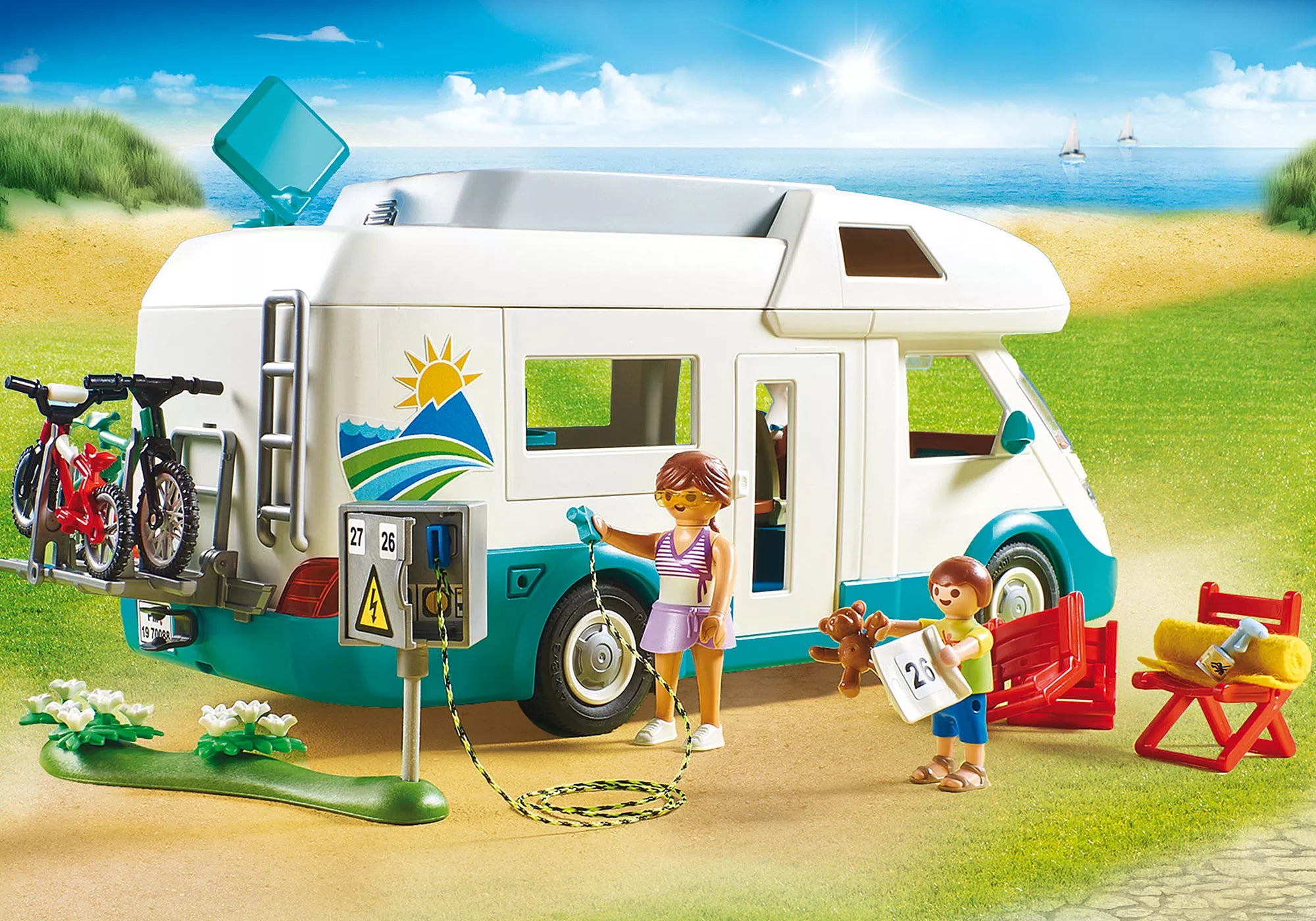 Figuras Y Minimundos Playmobil Caravana De Verano multicolor para niños