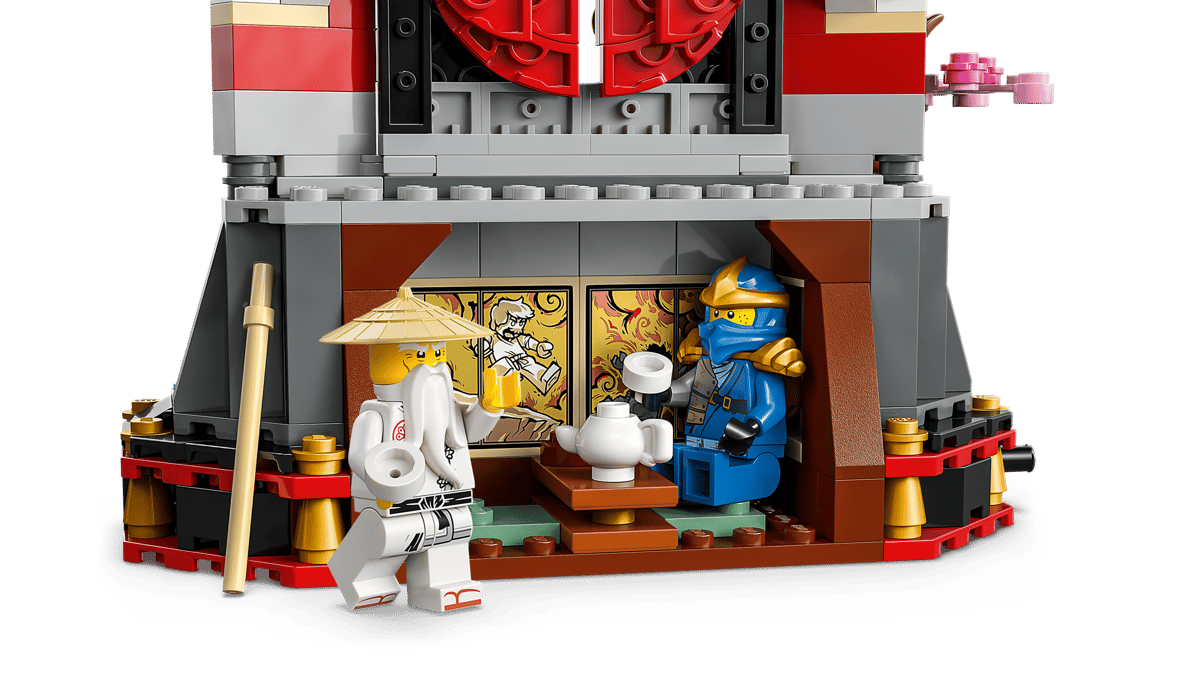 Construcciones Y Puzzles Lego Exposición De Personajes Ninja 15 Aniver multicolor para niños