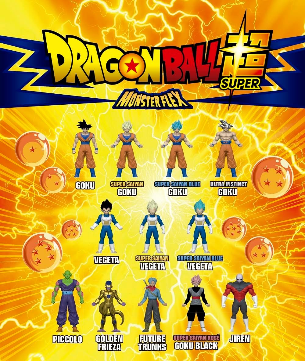 Figuras Y Minimundos Bizak Figura Dragon Ball Monster Flex 17 Cm Modelos Surtidos multicolor para niños