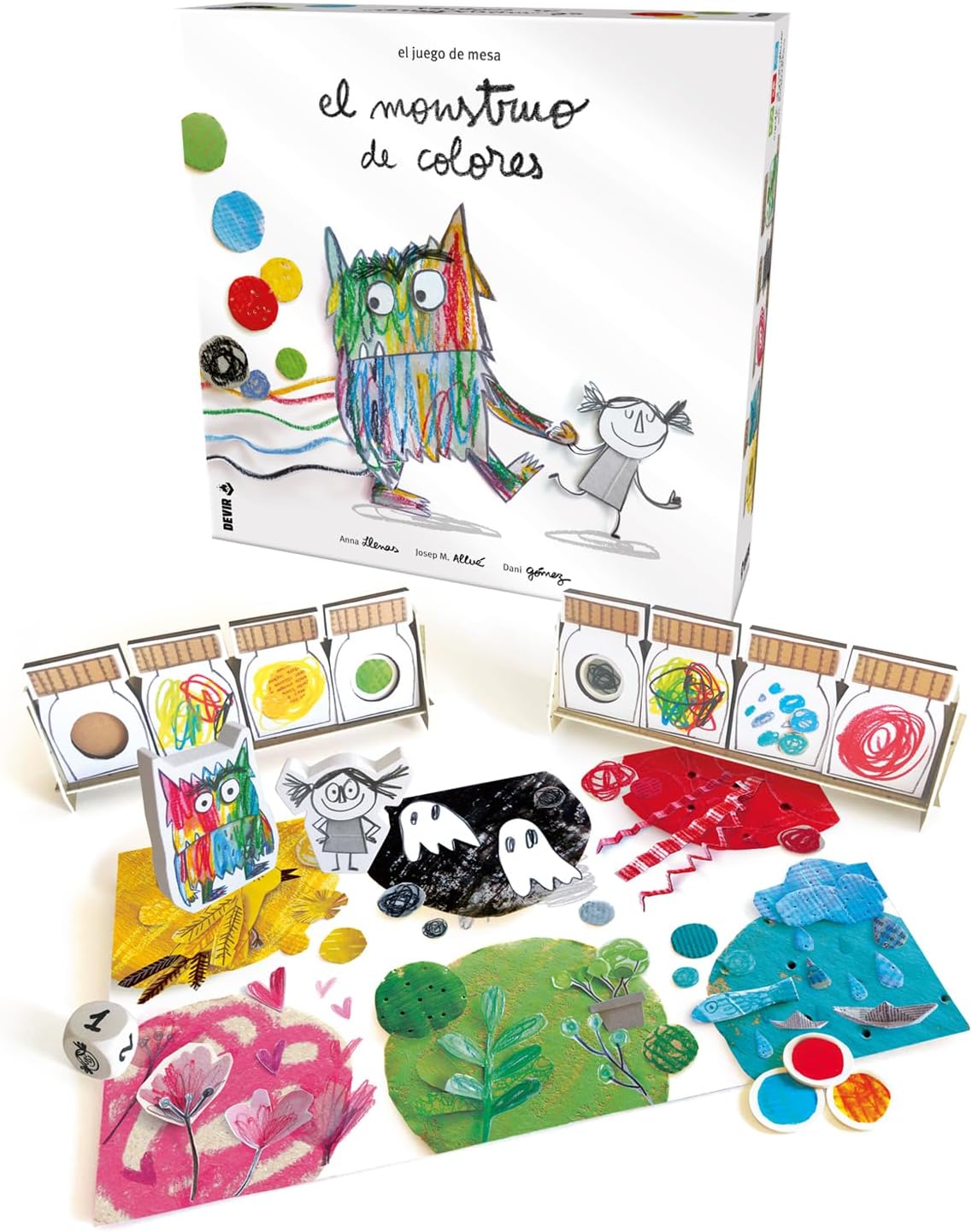 Juegos De Mesa Devir Monstruo De Colores multicolor para niños