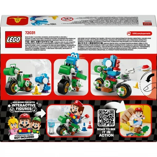 Construcciones Y Puzzles Lego Super Mario - Moto Yoshi multicolor para niños