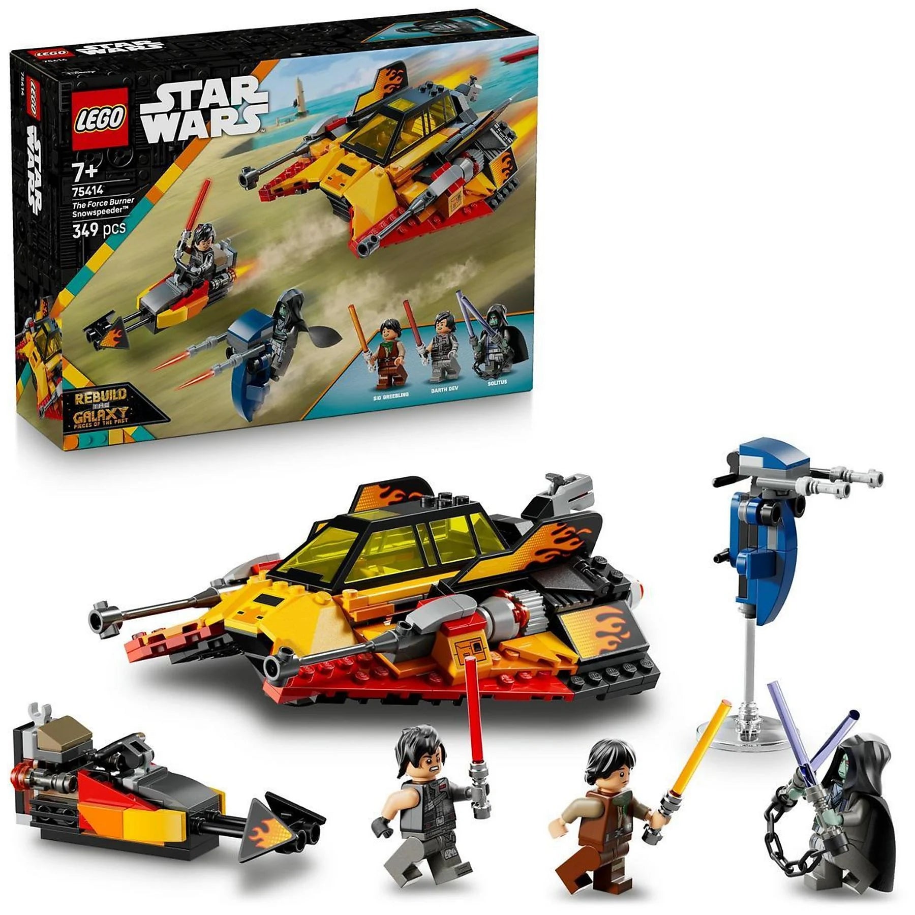 Construcciones Y Puzzles Lego Lego Star Wars - Speeder De Nieve Force Burner multicolor para niños