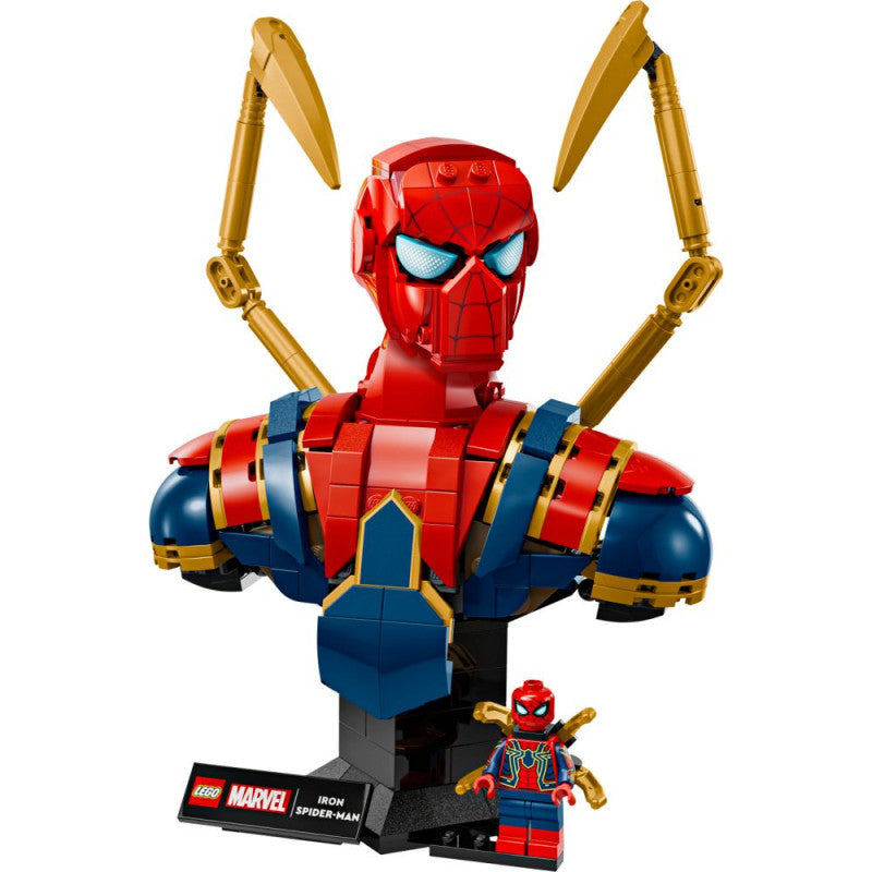 Construcciones Y Puzzles Lego Marvel - Busto Iron Spider-Man multicolor para niños