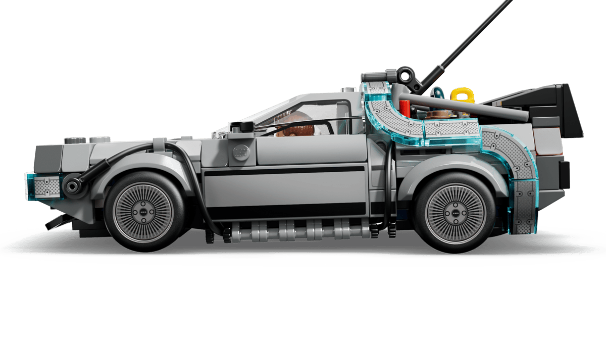 Construcciones Y Puzzles Lego Máquina Del Tiempo De Regreso Al Futuro gris para niños