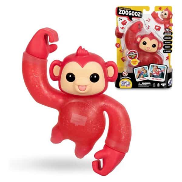 Figuras Y Minimundos Famosa Little Live Pets Hug N´Hang Zoogooz! rojo para unisex