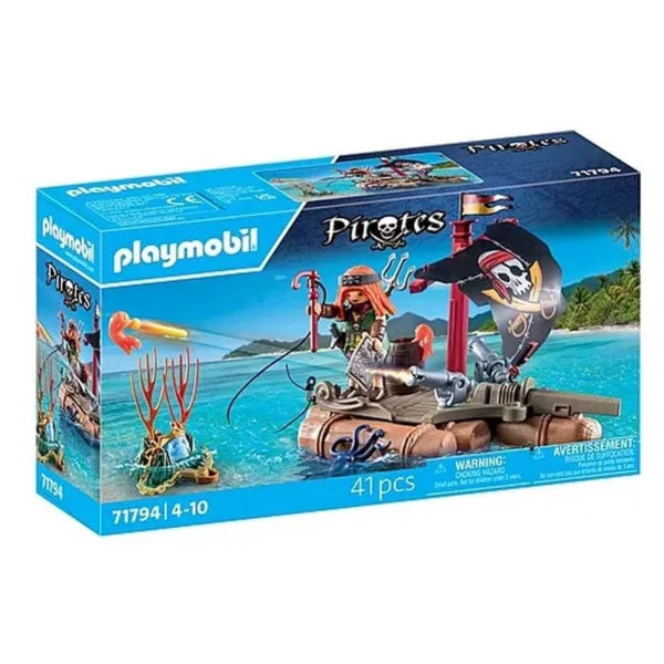 Otros Playmobil Pirata Con Balsa multicolor para niños