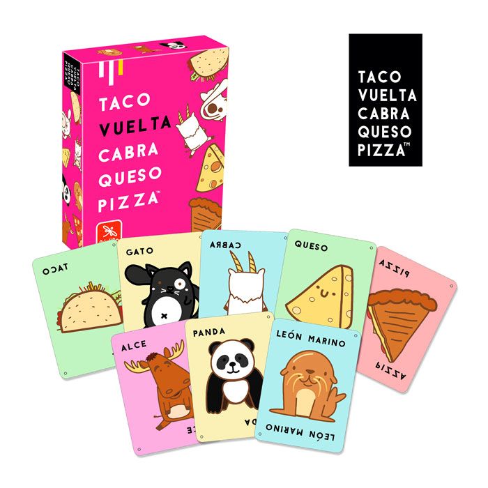 Juegos De Mesa Ludilo Taco, Vuelta, Cabra, Queso, Pizza multicolor para unisex