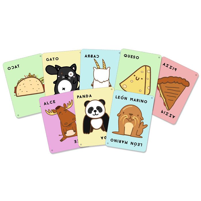 Juegos De Mesa Ludilo Taco, Vuelta, Cabra, Queso, Pizza multicolor para unisex