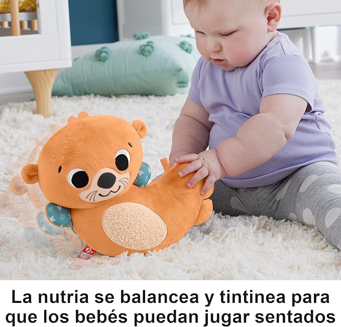 Muñecas Y Peluches Mattel Games Fisher-Price Sensimals Nutria Cojin Bala multicolor para bebe