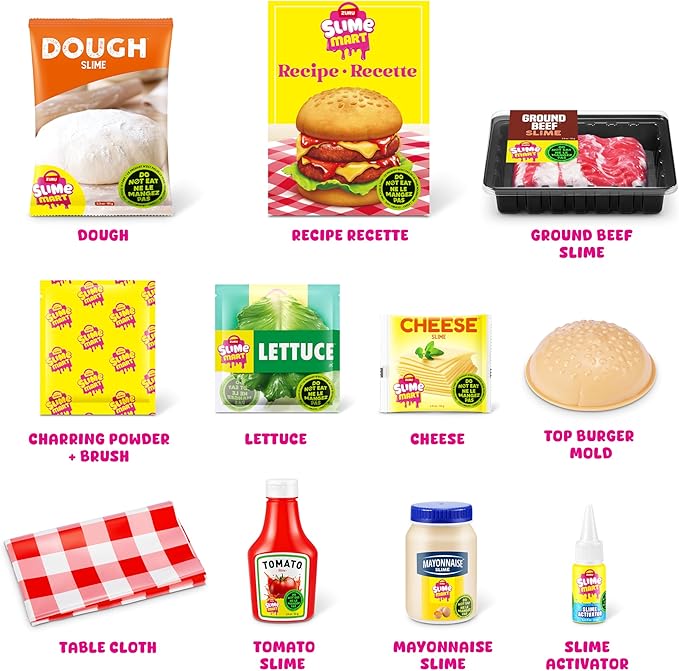 Juegos De Mesa Zuru Slime Mart Crea Tu Mezcla De Comida 10 Accesorios multicolor para niños