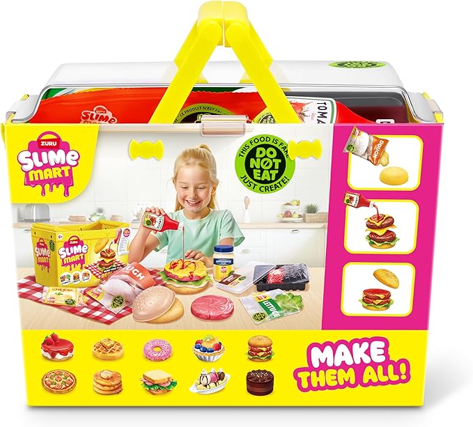 Juegos De Mesa Zuru Slime Mart Crea Tu Mezcla De Comida 10 Accesorios multicolor para niños