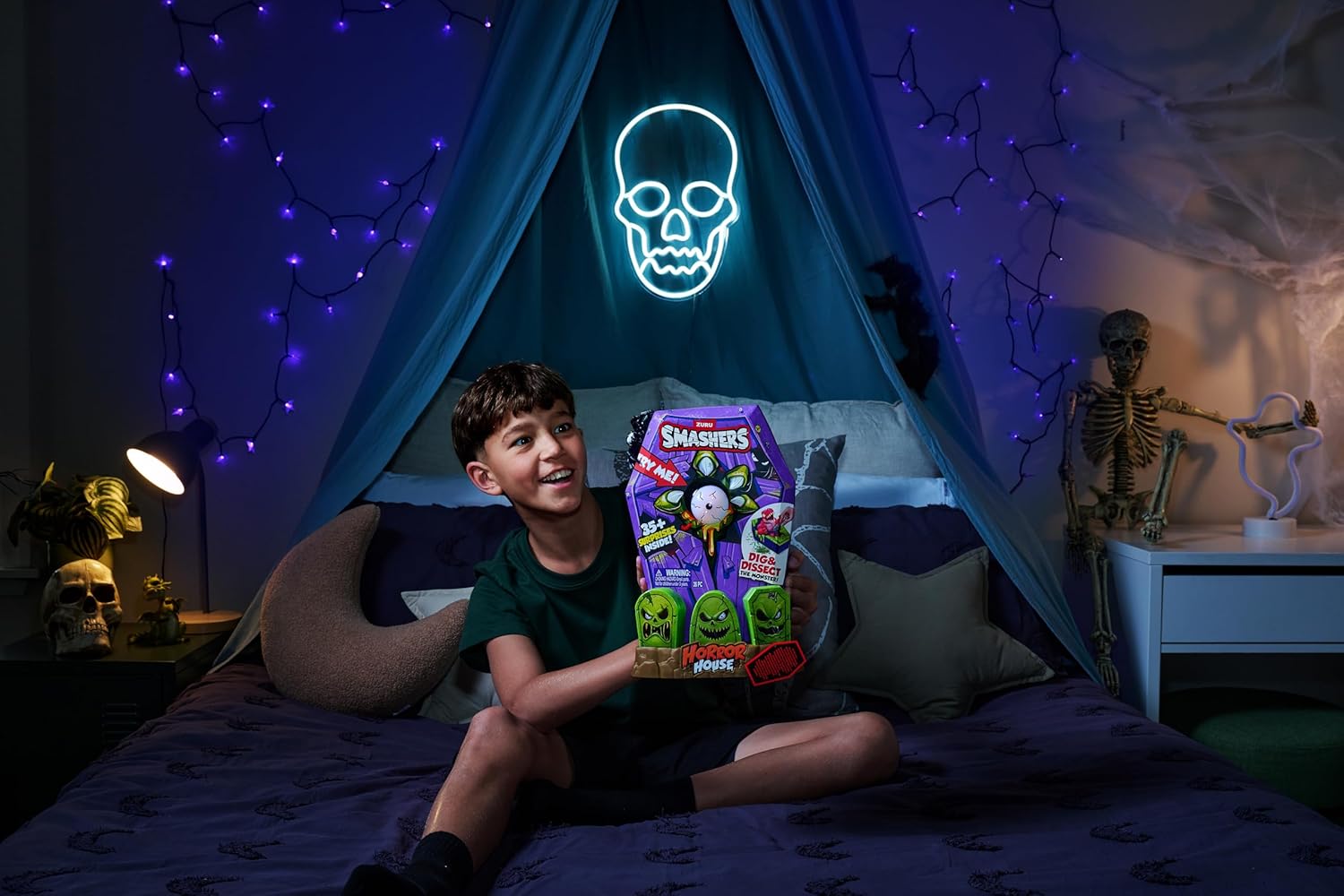 Figuras Y Minimundos Zuru Smashers Casa Mega Horror multicolor para niños