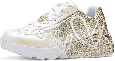 Zapatillas Skechers Uno Lite Heartdust Forever dorado para niños
