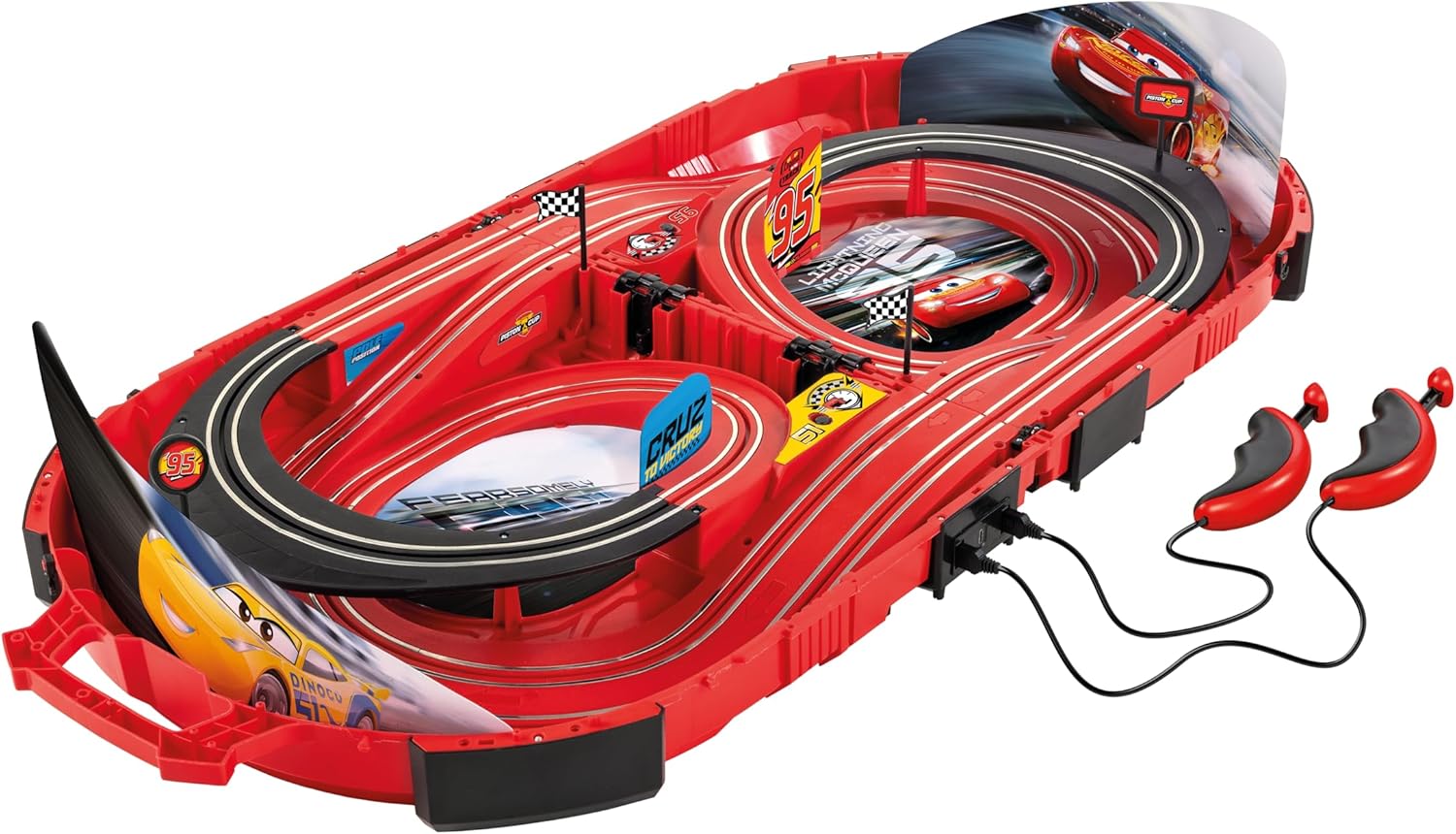 Vehículos Y Radiocontrol Carrera Disney - Pixar Cars Circuito Carrrera Speed Arena - Race In A Case multicolor para niños
