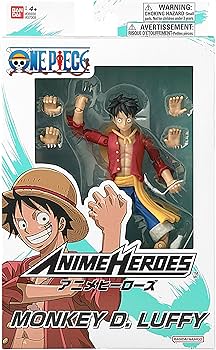 Figuras Y Minimundos Bandai Anime Heroes One Piece Luffy New multicolor para niños