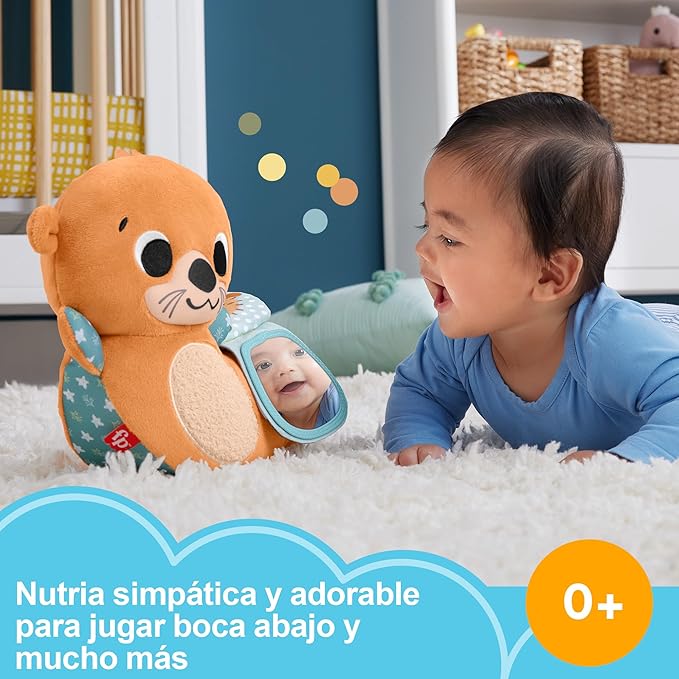 Muñecas Y Peluches Mattel Games Fisher-Price Sensimals Nutria Cojin Bala multicolor para bebe