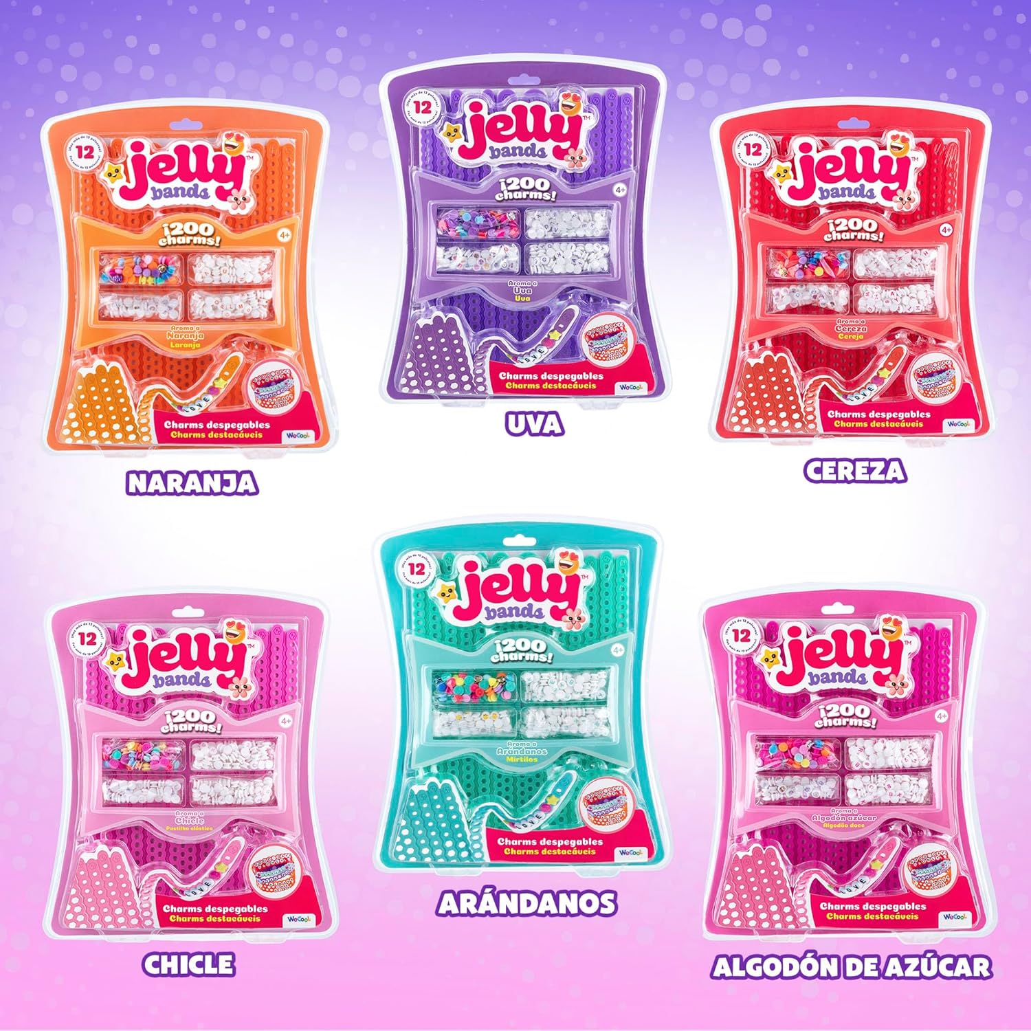 Construcciones Y Puzzles Bizak Jelly Bands Crea Y Personaliza Pulseras Perfumadas Modelos Surtidos multicolor para niños