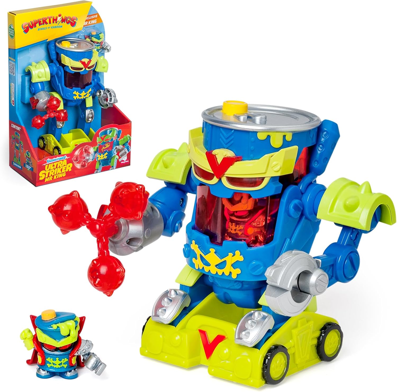 Figuras Y Minimundos Magic Box Superthings Power Mr King Ultra Striker multicolor para niños