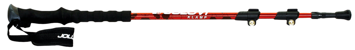 Senderismo Joluvi Baston Trekking Klamp rojo para unisex