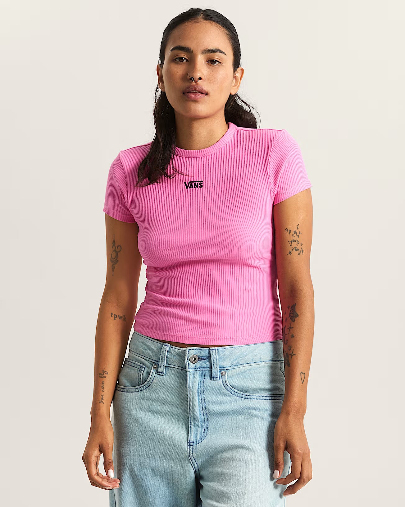 Camiseta Vans Cameron Tee rosa para mujer