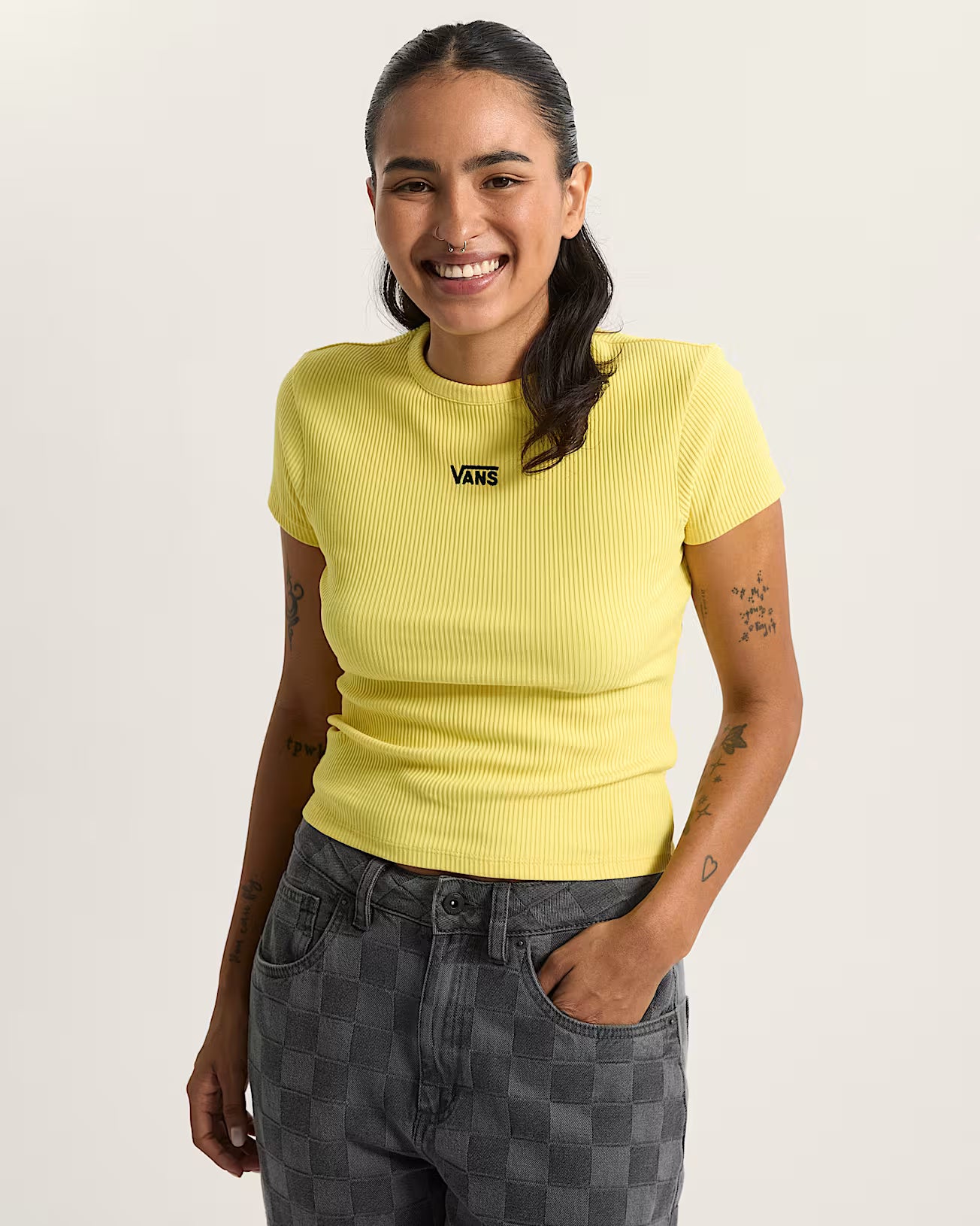 Camiseta Vans Cameron Tee amarillo para mujer