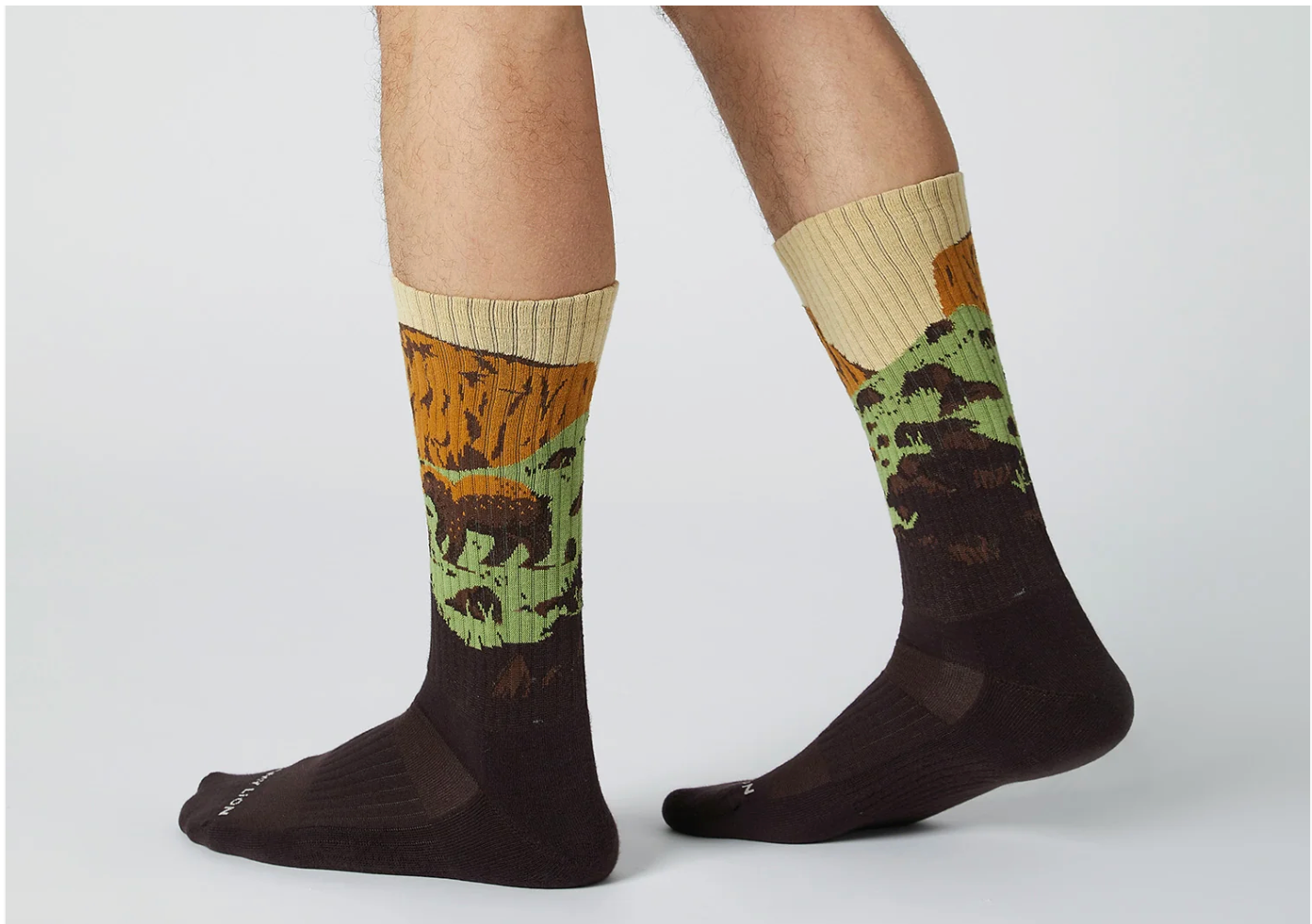 Calcetines Jimmy Lion Athletic Brianda Lionb Crown beige para unisex