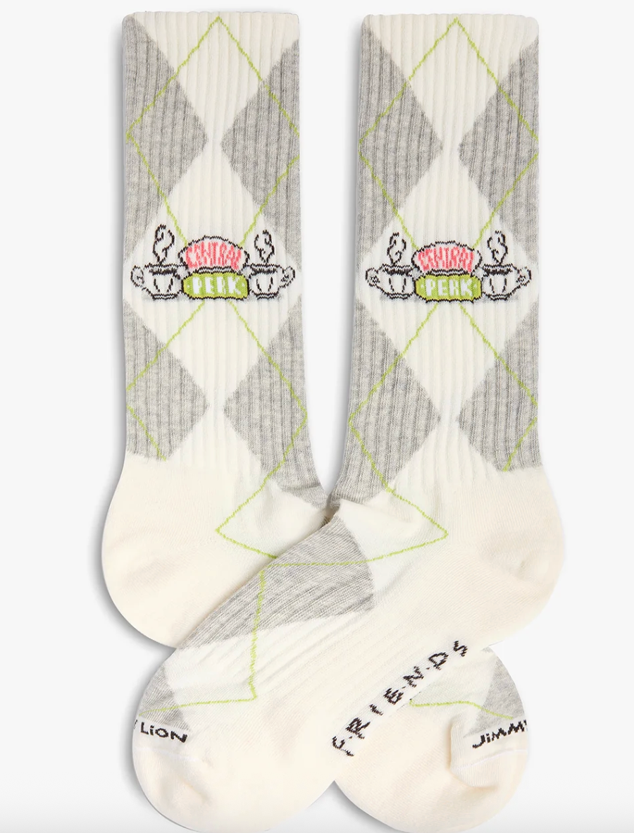 Calcetines Jimmy Lion Bone White/Light gris para unisex