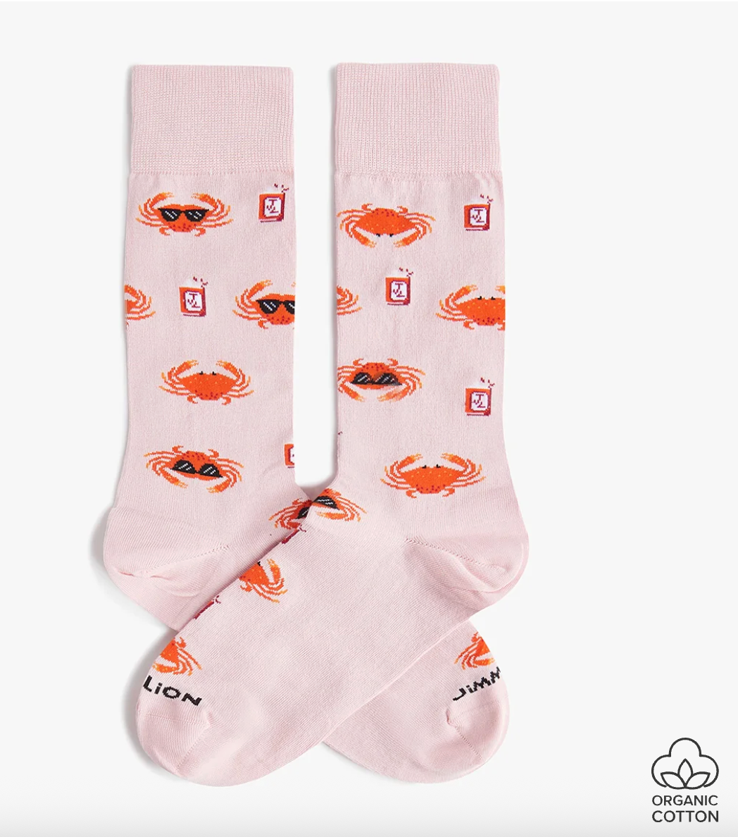 Calcetines Jimmy Lion Cool Crab para unisex