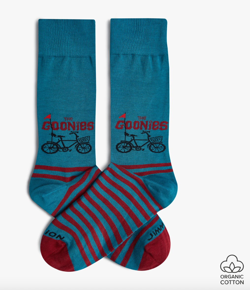 Calcetines Jimmy Lion Goonies Bicycle azul para unisex