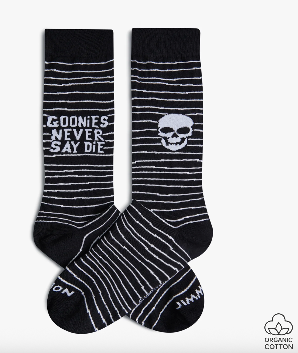 Calcetines Jimmy Lion Goonies Never Say Die negro para unisex
