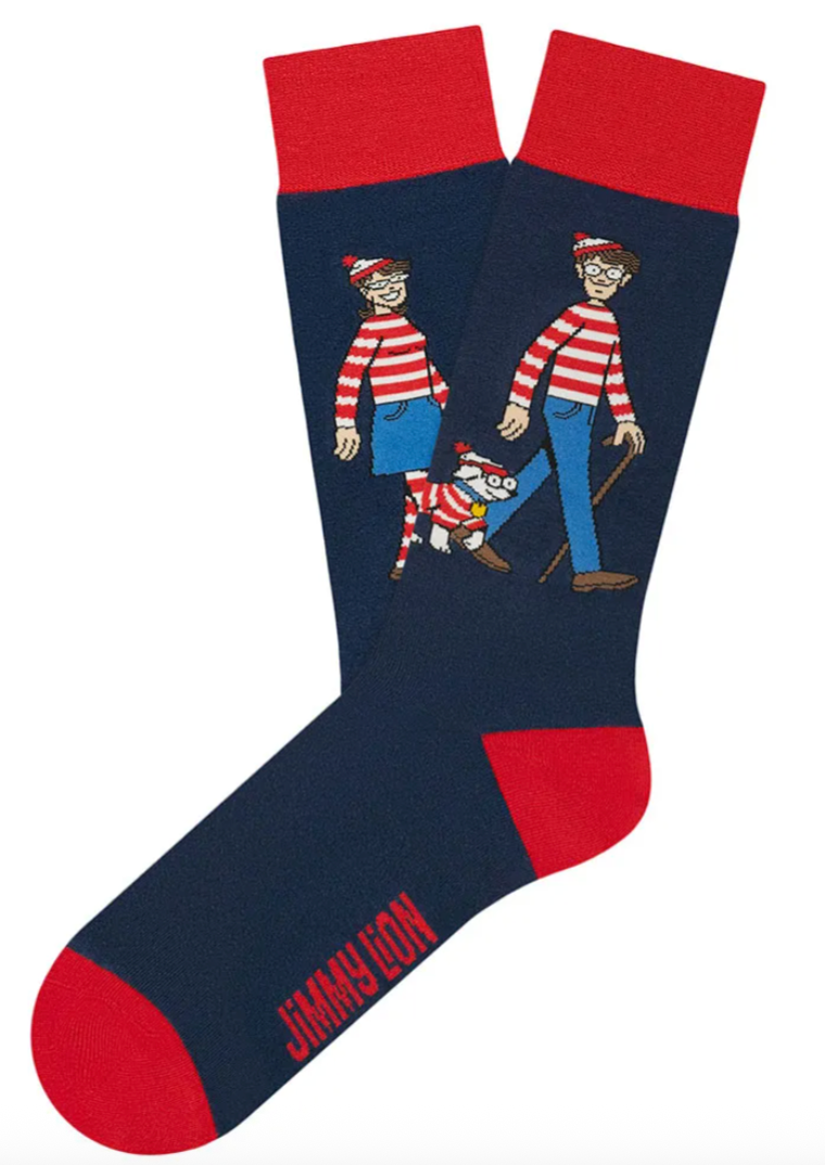 Calcetines Jimmy Lion Wally & Friends azul para unisex