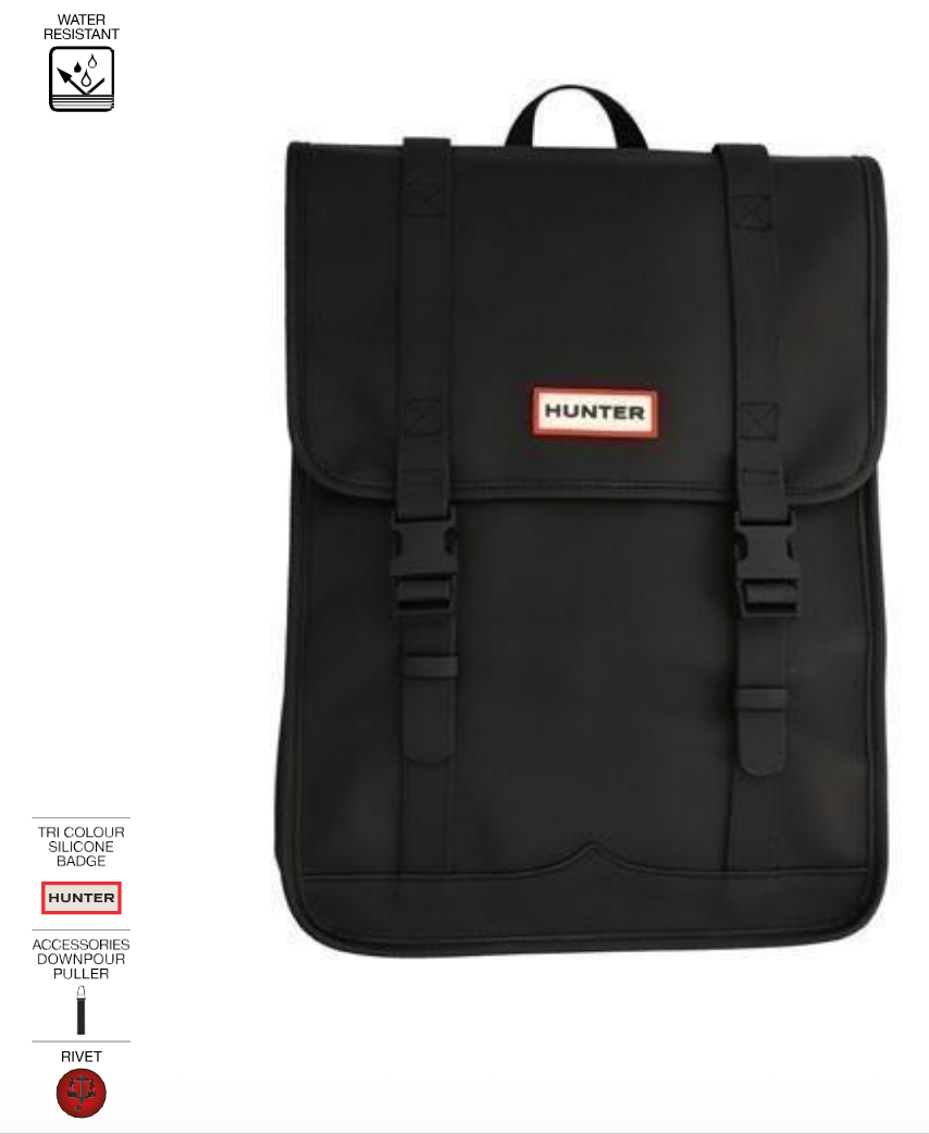 Bolsos Y Mochilas Hunter Crovie negro para unisex