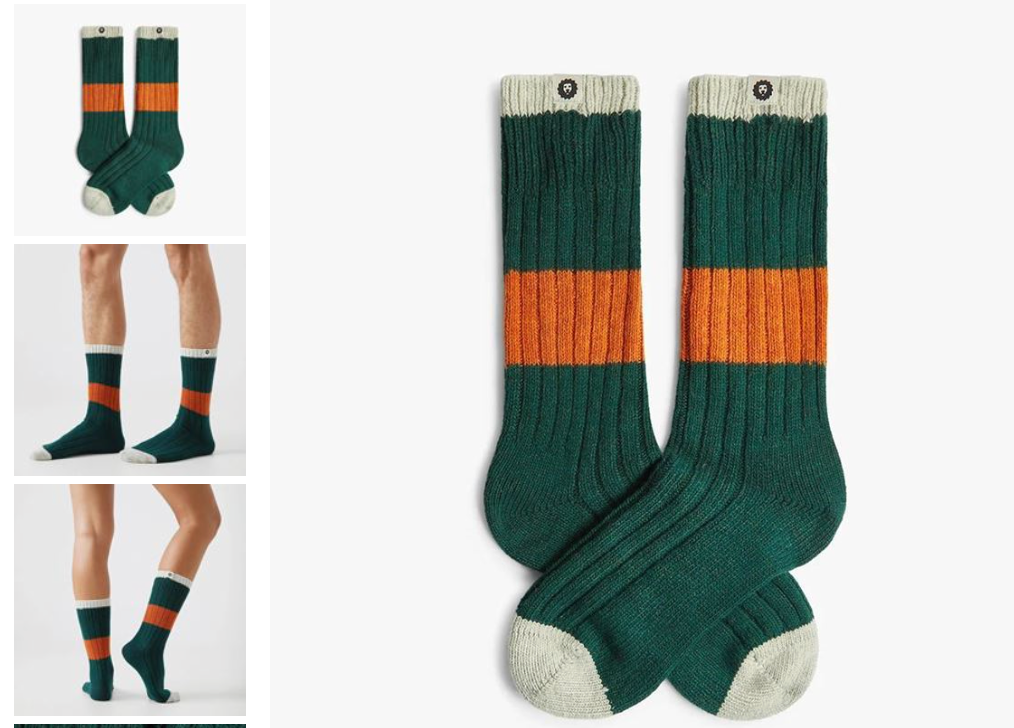 Calcetines Jimmy Lion Premium Winter Rec Ii verde para unisex