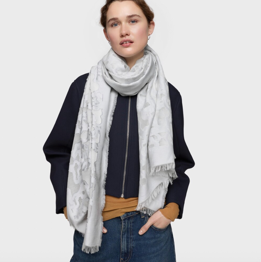 Pañuelos Y Bufandas Tous Kaos Devoré azul para mujer