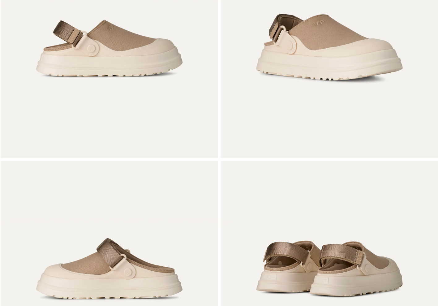 Sandalias Ugg Goldenglow Canvas Clog multicolor para mujer
