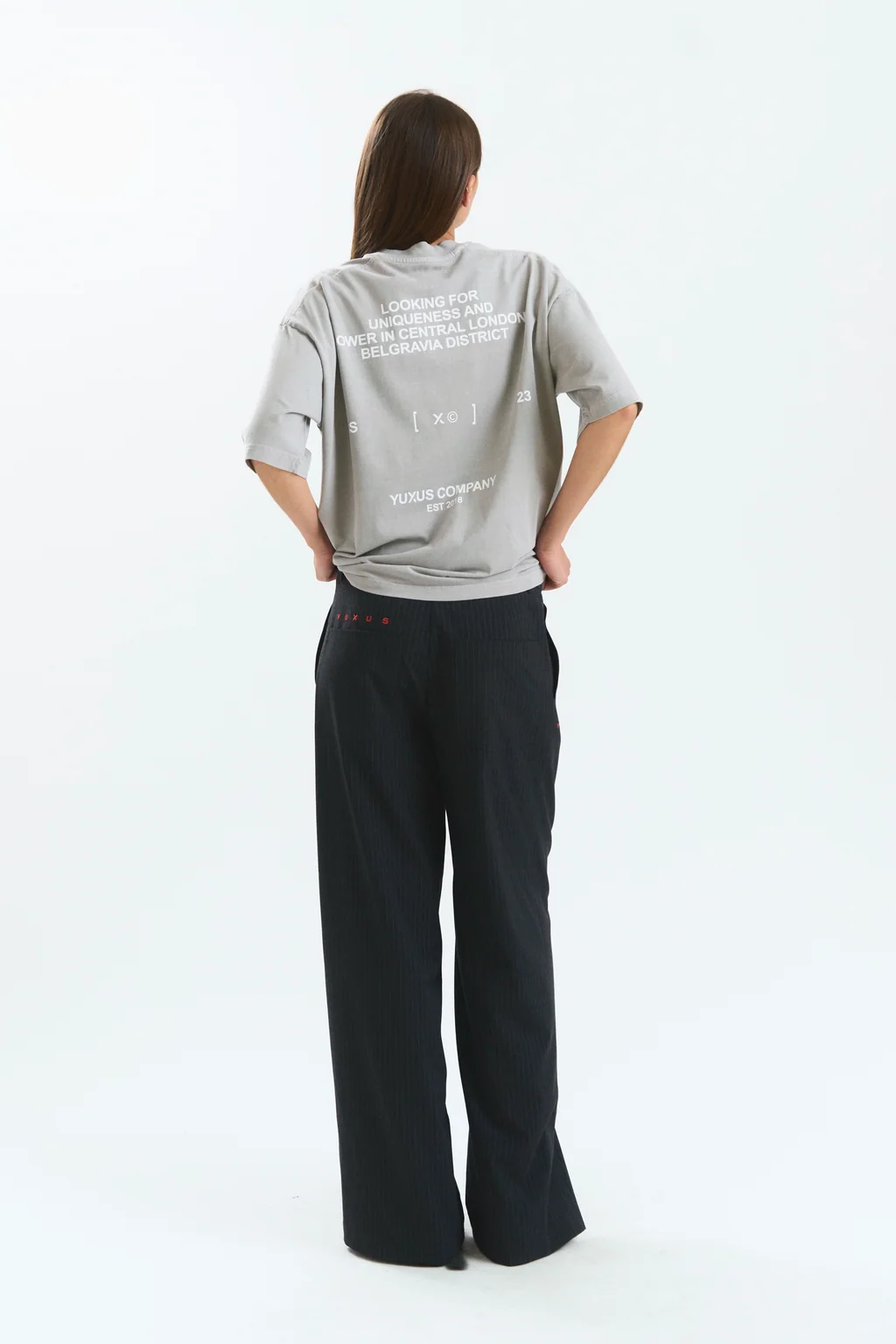 Camiseta Yuxus Ash Belgrave gris para hombre