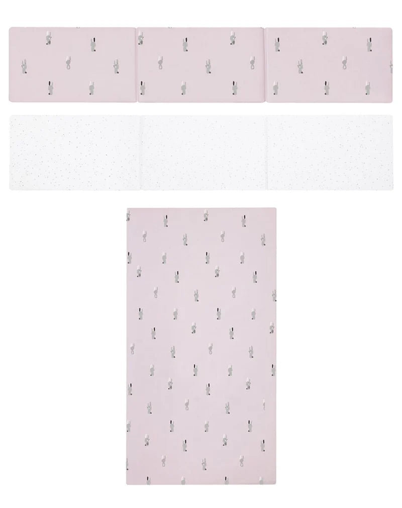 En Casa Petitpraia 3533970-Rosa Pack 3 piezas Nórdico+Protector+Relleno 120x60 cm Snoop Rosa para mundo bebé
