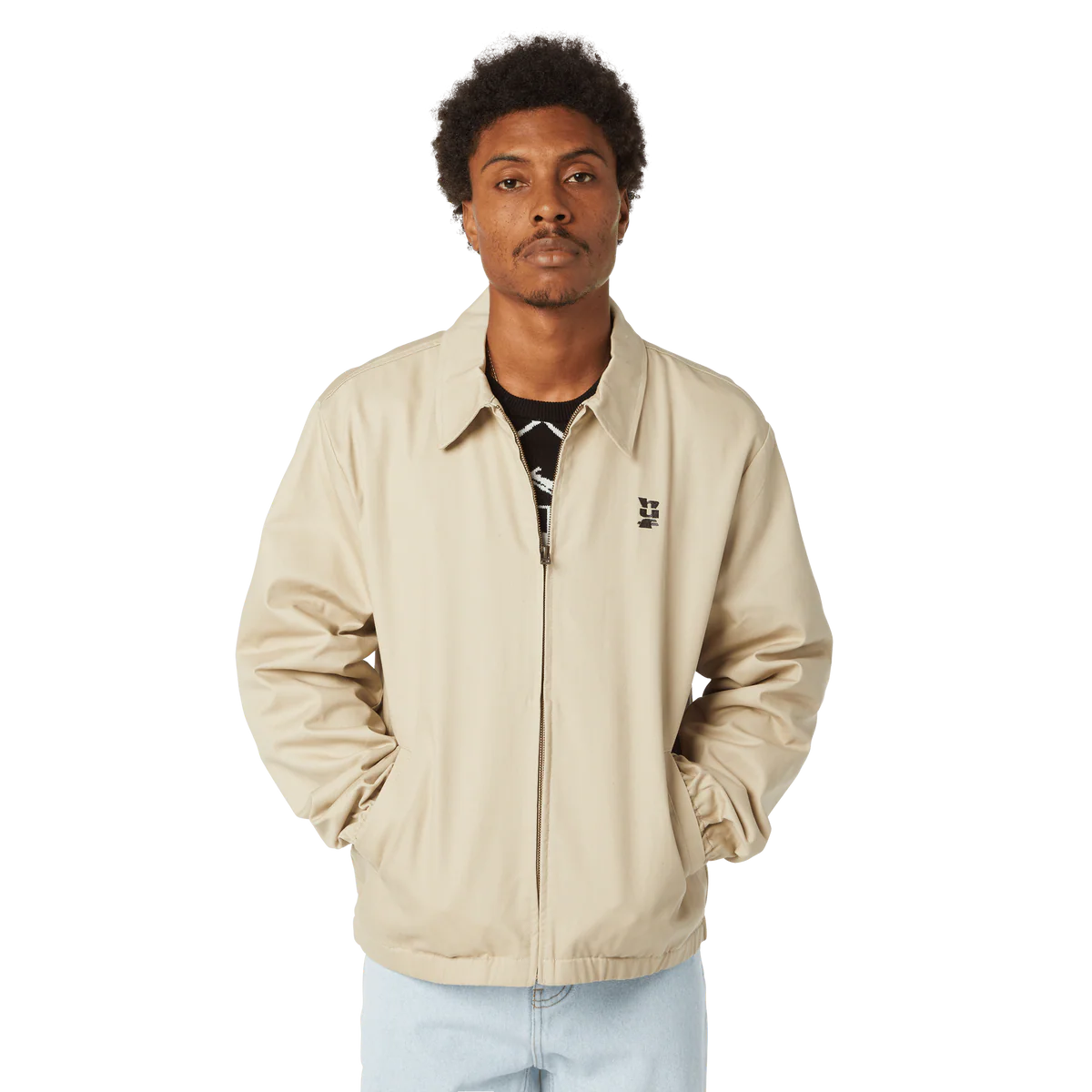Chaqueta Huf Set Megablast Shop Jacket sand para unisex