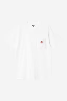 Camiseta Carhartt S/S Pocket Heart T-Shirt blanco para hombre