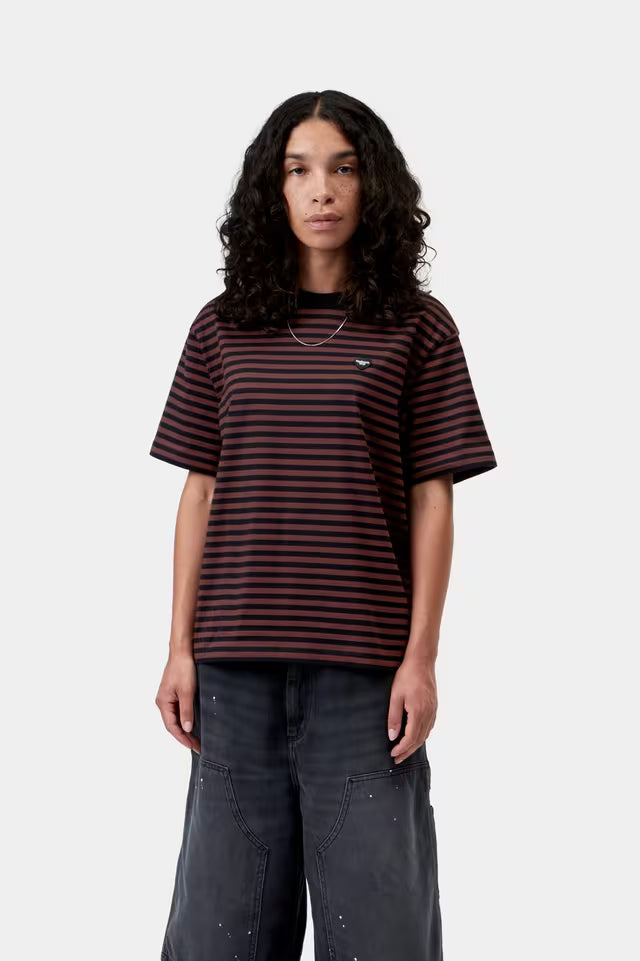 Camiseta Carhartt W S/S Essy rojo para mujer