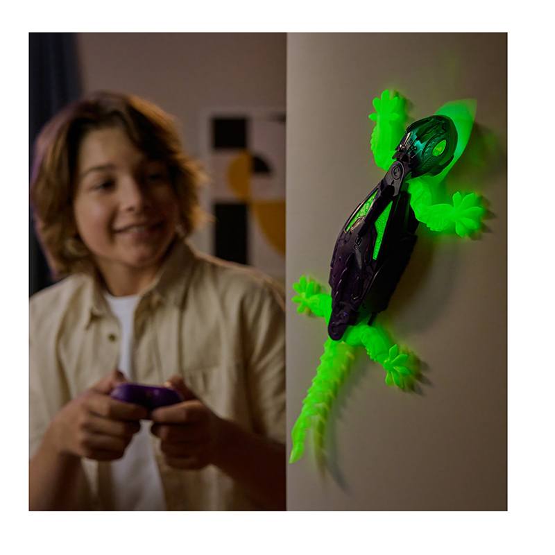 Figuras Y Minimundos Spin Master Hex Gecko Rc Brilla En La Oscuridad multicolor para niños