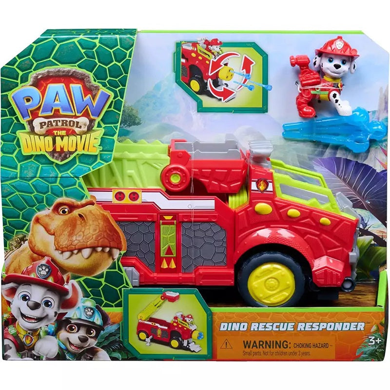Vehículos Y Radiocontrol Spin Master Patrulla Canina Película Dino-Vehículo De Rescate Dino Marshall rojo para niños