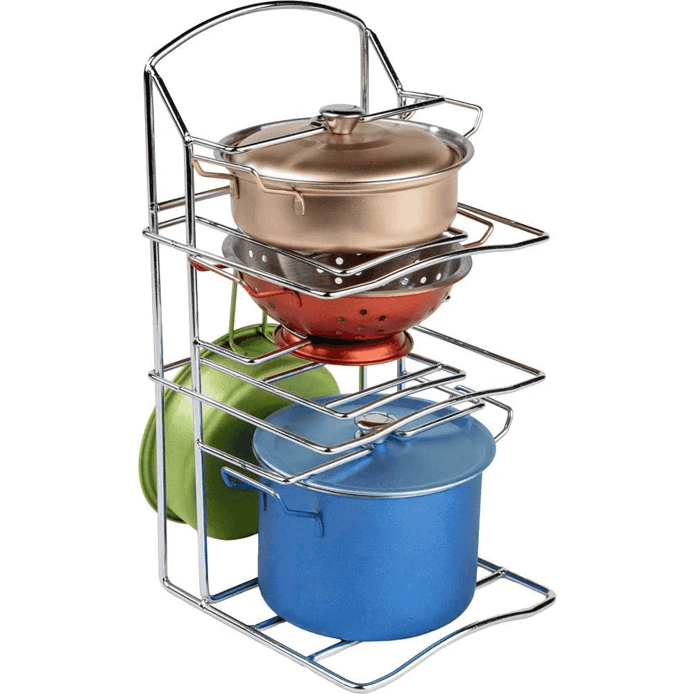 Para Cocinar Toy Planet Cazorolas Inox Color multicolor para niños