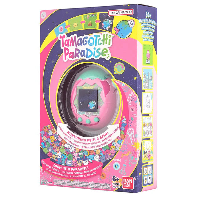 Electrónicos Bandai Mascota Virtual Tamagotchi Paradise Tierra Rosa rosa para niños