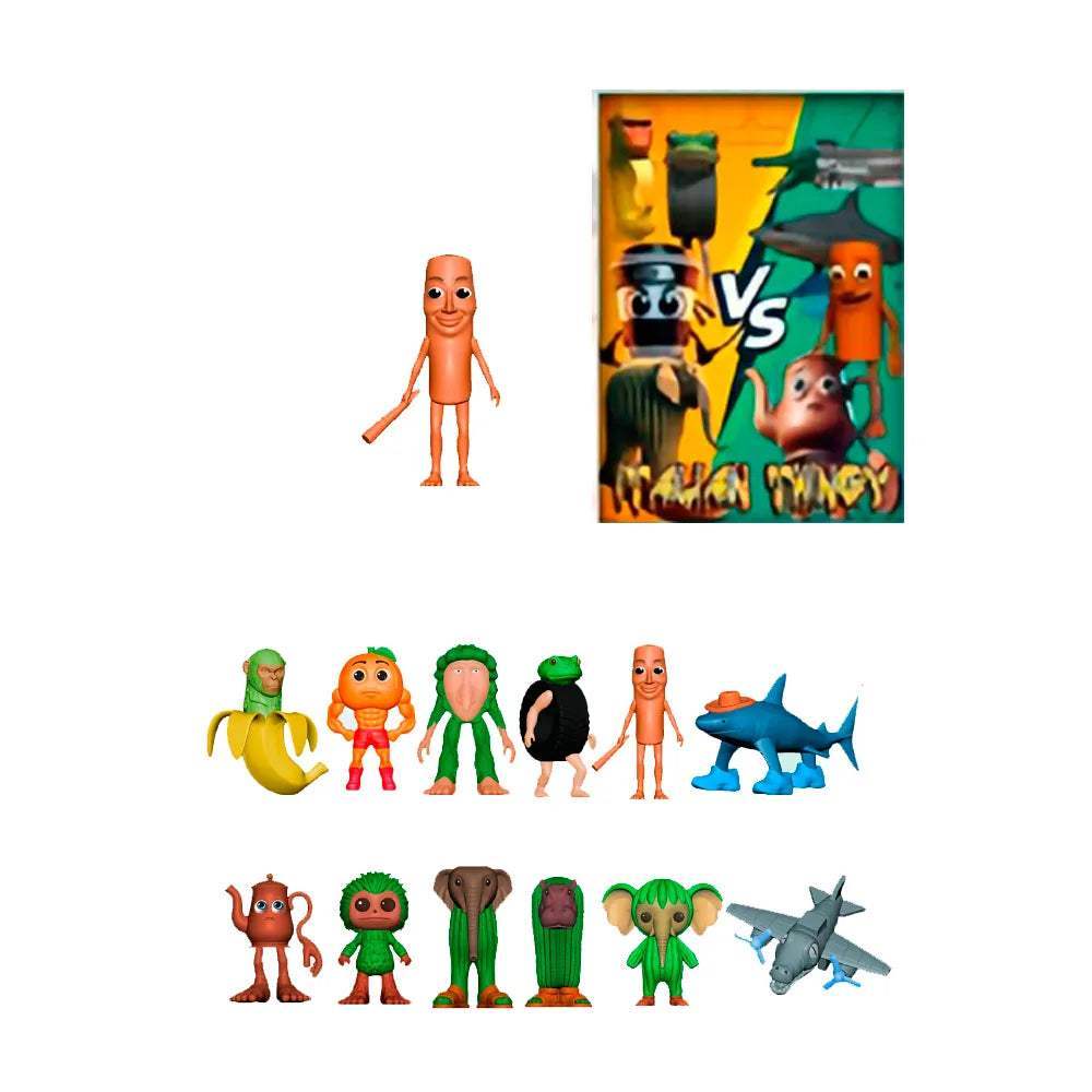 Figuras Y Minimundos Toys Revolution Figuras Sorpresa Brain Rot Italian Thingy Modelos Surtidos multicolor para niños