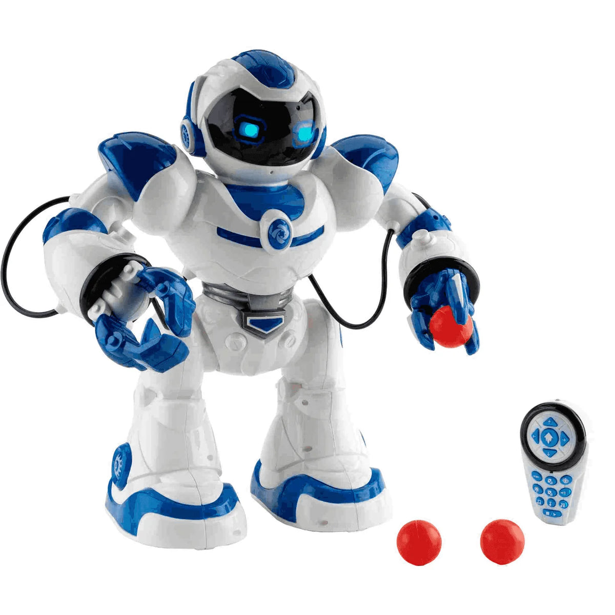 Figuras Y Minimundos Toy Planet Robot Radio Control blanco para niños