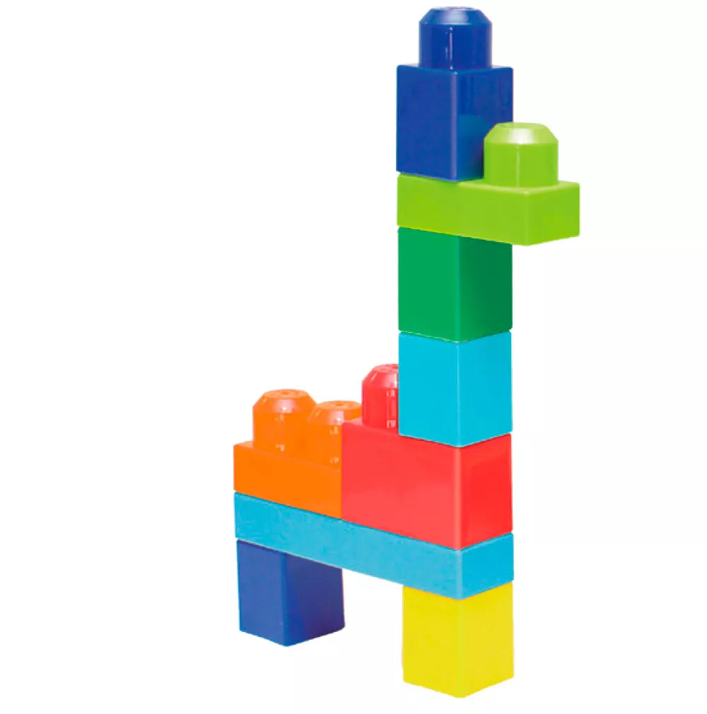 Construcciones Y Puzzles Toy Planet Bolsa Blocks 80 Pcs multicolor para niños