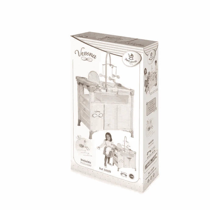 Muñecas Y Peluches De Cuevas Toys Verona Armario Cambiador Plegable Acceso multicolor para niños